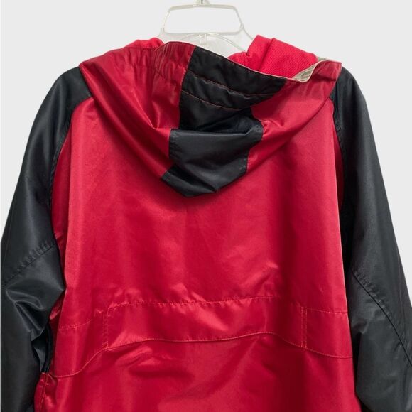 Nike 1/4 Zip Pullover Windbreaker Rain Jacket Men's Size XL Hooded Pockets Lined - Picture 10 of 15